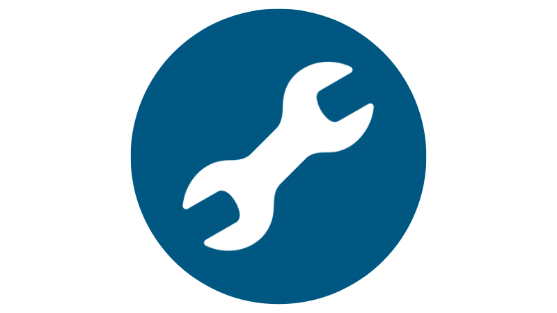 Kaksipäinen jakoavain -ikoni