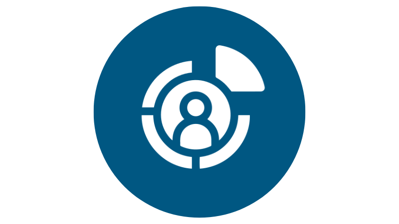 Henkilö -ikoni, joka symboloi hallinnointi- ja pääkäyttöpalveluita