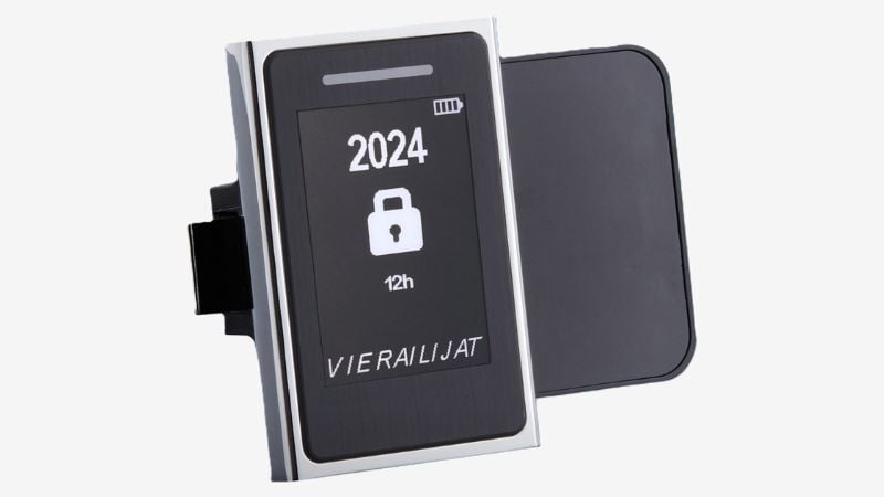 Tuotekuva elektronisesta kalustelukosta e-Smart SL300EWR e-display älylukko Kuva: Prosella