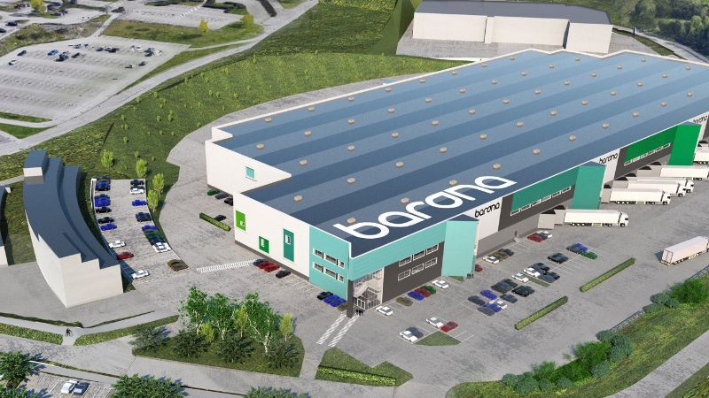 Kuvituskuva Baronan logistiikkakeskuksesta, K2 Turvapalvelut ja Barona yhteistyöhön Vantaalla