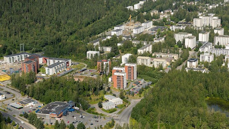 Jyväskylän yliopiston opiskelija-asuntoja ja toimitiloja, joihin K2 Turvapalvelut Oy ja 360 Palvelut Oy aloittavat kiinteistönhuollon, valvonnan ja ylläpidon.
