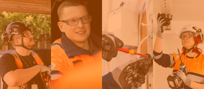 CERTEGOn työntekijöillä turvallinen varustus päällä
