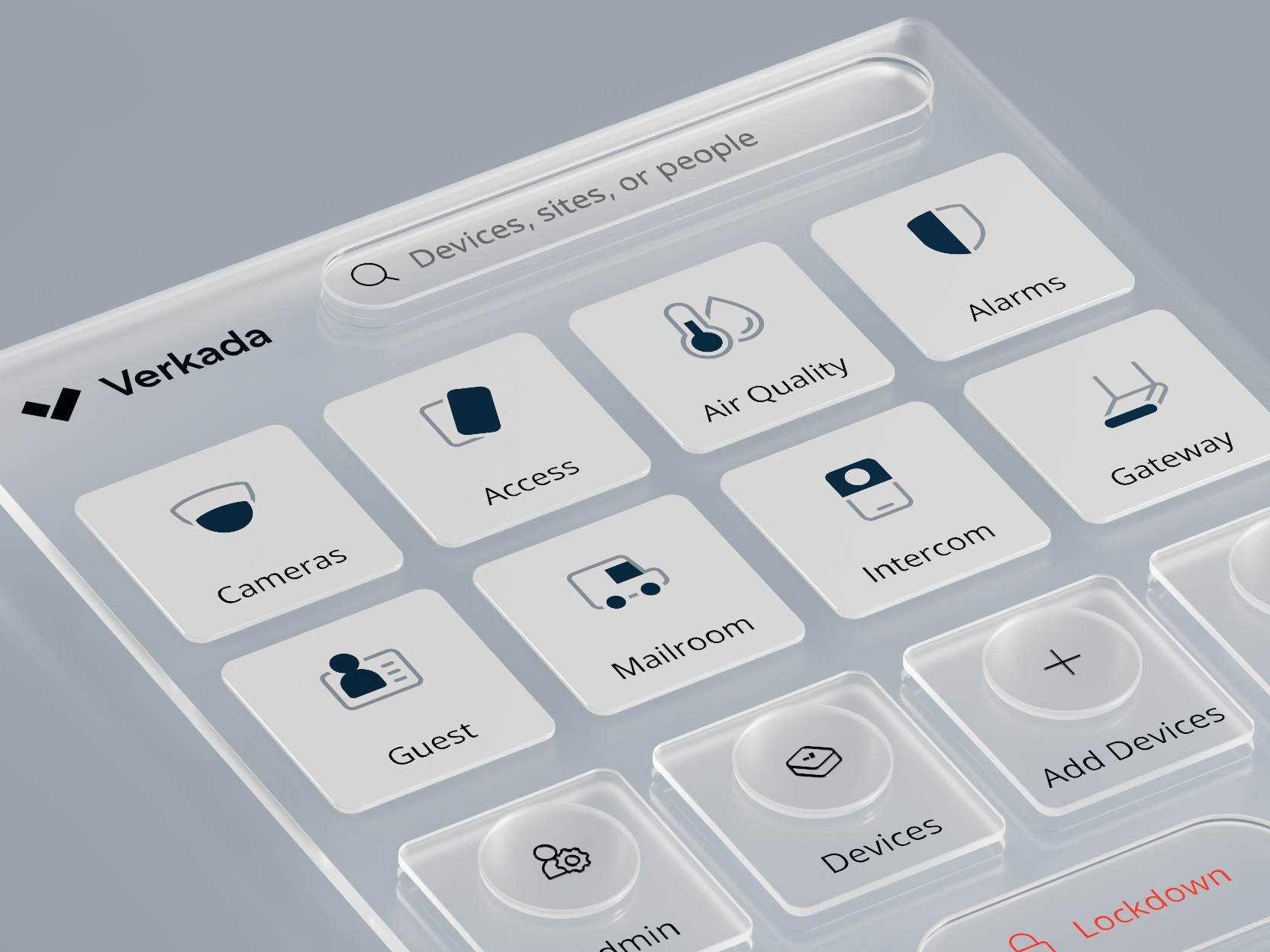 kuvakaappaus Verkadan Command-järjestelmästä ja sen sisältämistä valvonnan teknologioista Kuva: Verkada